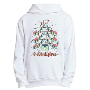 Dental Hygienist Xmas Tree Funny Christmas Dental Assistant Urban Pullover Hoodie