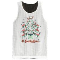 Dental Hygienist Xmas Tree Funny Christmas Dental Assistant Mesh Reversible Basketball Jersey Tank