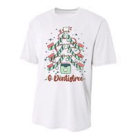 Dental Hygienist Xmas Tree Funny Christmas Dental Assistant Performance Sprint T-Shirt