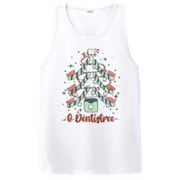 Dental Hygienist Xmas Tree Funny Christmas Dental Assistant PosiCharge Competitor Tank