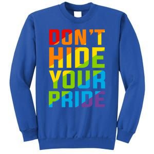 DonT Hide Your Pride Feminist Gift Funny Gift Sweatshirt