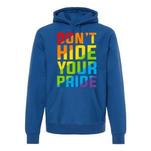 DonT Hide Your Pride Feminist Gift Funny Gift Premium Hoodie