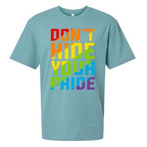 DonT Hide Your Pride Feminist Gift Funny Gift Sueded Cloud Jersey T-Shirt