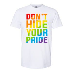 DonT Hide Your Pride Feminist Gift Funny Gift Softstyle CVC T-Shirt