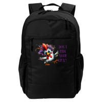 Dont Hide Your Crazy Chicken Colorful Chicken Daily Commute Backpack