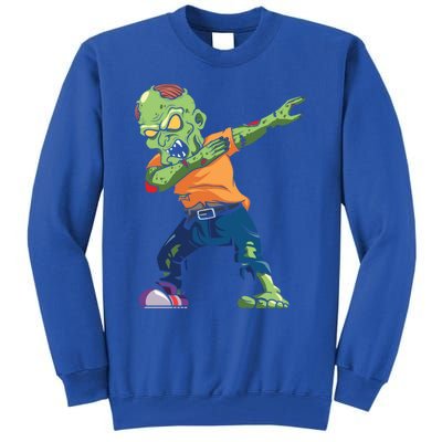 Dabbing Halloween Zombie Halloween Trick Or Treat Meaningful Gift Tall Sweatshirt