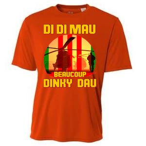 DI DI MAU Beaucoup Dinky Dau Vietnam Vet Cooling Performance Crew T-Shirt