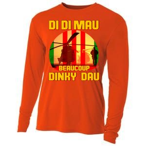 DI DI MAU Beaucoup Dinky Dau Vietnam Vet Cooling Performance Long Sleeve Crew