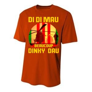 DI DI MAU Beaucoup Dinky Dau Vietnam Vet Performance Sprint T-Shirt