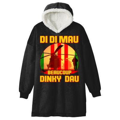 DI DI MAU Beaucoup Dinky Dau Vietnam Vet Hooded Wearable Blanket