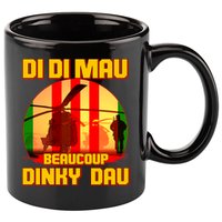 DI DI MAU Beaucoup Dinky Dau Vietnam Vet 11oz C Handle Ceramic Mug