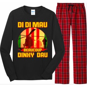 DI DI MAU Beaucoup Dinky Dau Vietnam Vet Long Sleeve Pajama Set