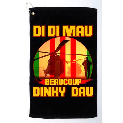 DI DI MAU Beaucoup Dinky Dau Vietnam Vet Golf Towel