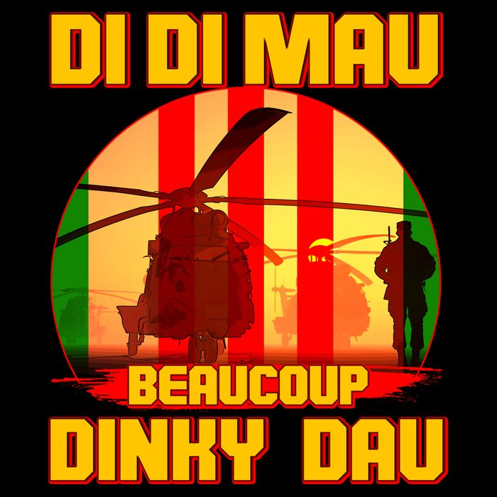 DI DI MAU Beaucoup Dinky Dau Vietnam Vet Womens T-Shirt