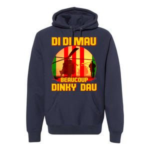 DI DI MAU Beaucoup Dinky Dau Vietnam Vet Premium Hoodie