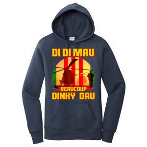 DI DI MAU Beaucoup Dinky Dau Vietnam Vet Women's Pullover Hoodie