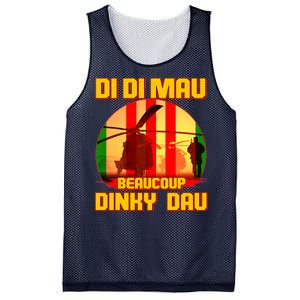 DI DI MAU Beaucoup Dinky Dau Vietnam Vet Mesh Reversible Basketball Jersey Tank