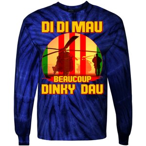 DI DI MAU Beaucoup Dinky Dau Vietnam Vet Tie-Dye Long Sleeve Shirt