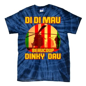 DI DI MAU Beaucoup Dinky Dau Vietnam Vet Tie-Dye T-Shirt