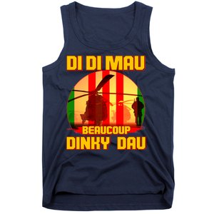 DI DI MAU Beaucoup Dinky Dau Vietnam Vet Tank Top