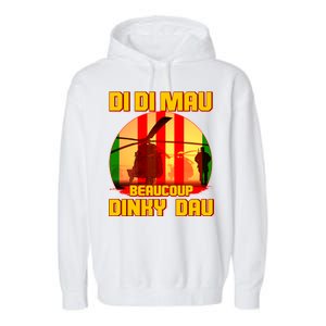 DI DI MAU Beaucoup Dinky Dau Vietnam Vet Garment-Dyed Fleece Hoodie