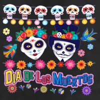 Dia De Los Muertos  Day of the Dead Cool Comfort Performance Bucket Hat