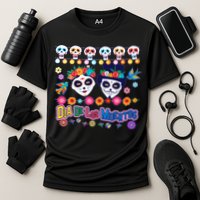 Dia De Los Muertos  Day of the Dead Cooling Performance Crew T-Shirt