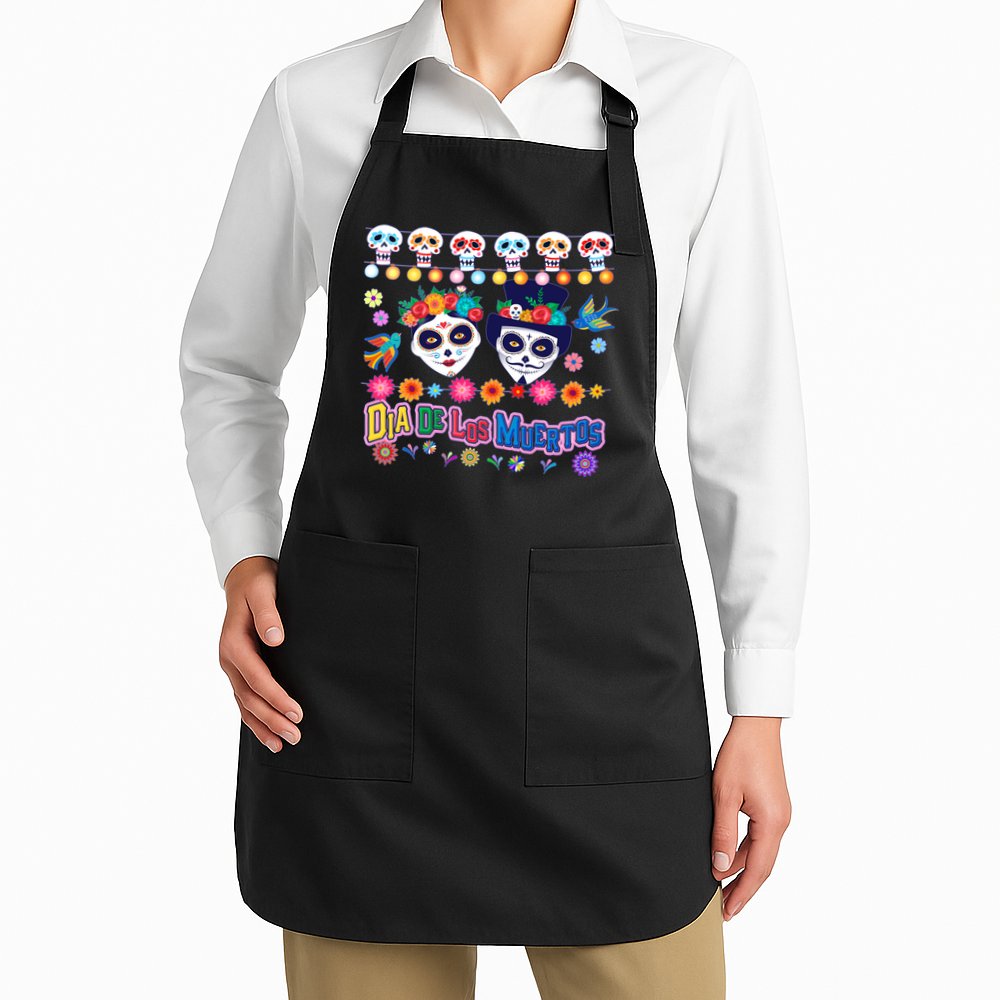 Dia De Los Muertos  Day of the Dead Apron