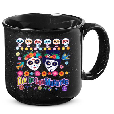 Dia De Los Muertos  Day of the Dead 15oz Campfire Ceramic Mug