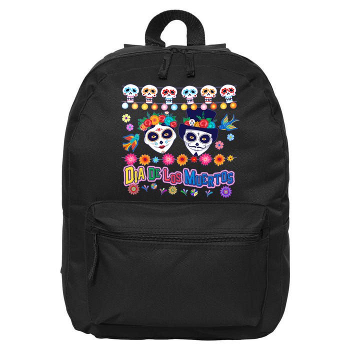 Dia De Los Muertos  Day of the Dead 16 in Basic Backpack
