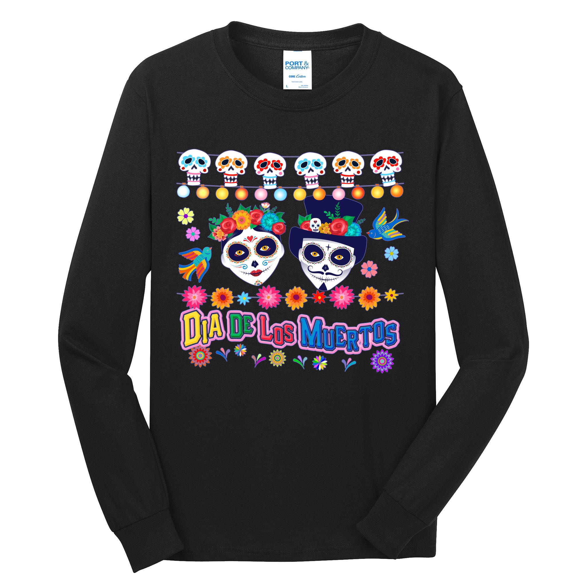 Dia De Los Muertos  Day of the Dead Tall Long Sleeve T-Shirt
