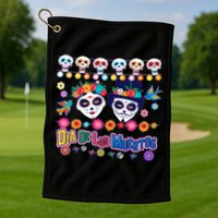 Dia De Los Muertos  Day of the Dead Golf Towel