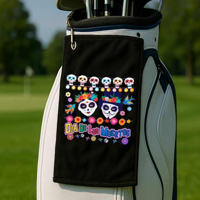 Dia De Los Muertos  Day of the Dead Golf Towel