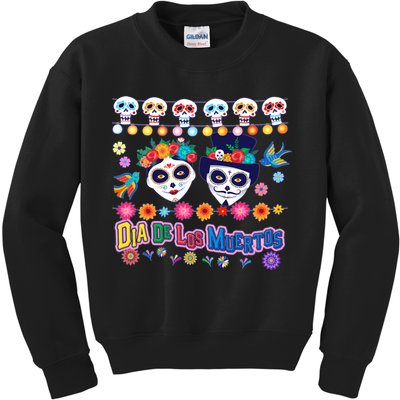 Dia De Los Muertos  Day of the Dead Kids Sweatshirt