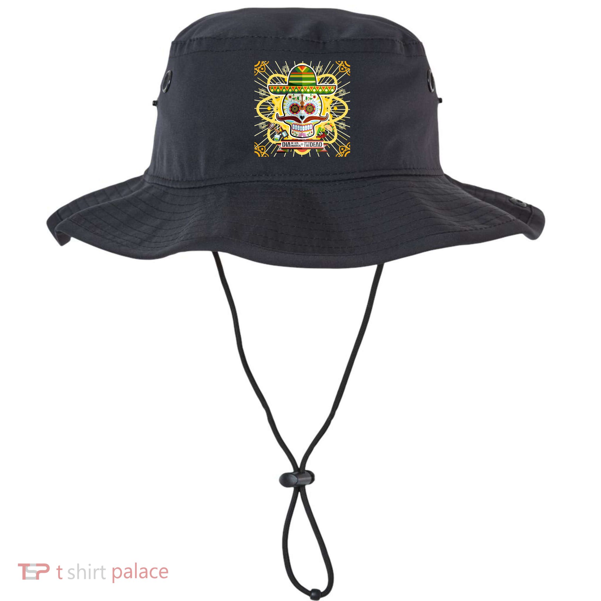 Dia De Los Muertos Day of the Dead Sugar Skull Bucket Hat