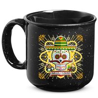 Dia De Los Muertos Day of the Dead Sugar Skull 15oz Campfire Ceramic Mug