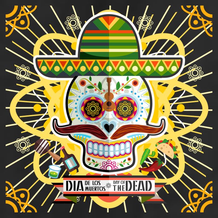 Dia De Los Muertos Day of the Dead Sugar Skull 15oz Campfire Ceramic Mug
