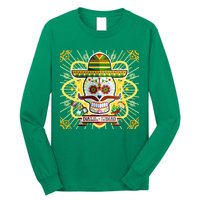 Dia De Los Muertos Day of the Dead Sugar Skull Long Sleeve Shirt