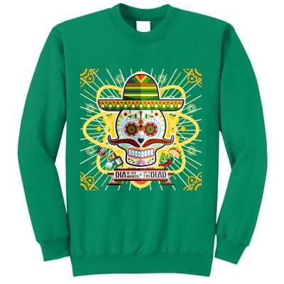 Dia De Los Muertos Day of the Dead Sugar Skull Sweatshirt