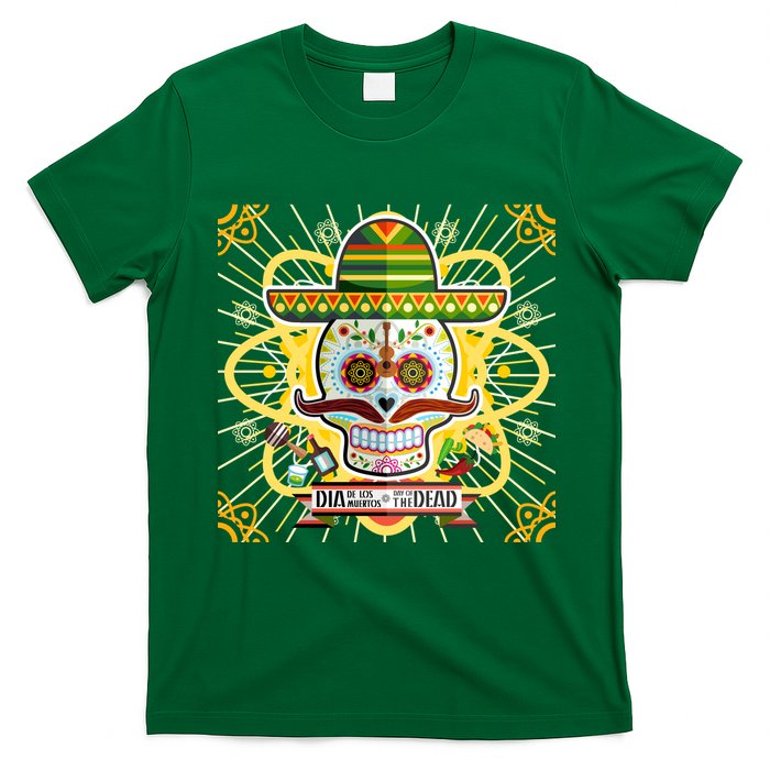 Dia De Los Muertos Day of the Dead Sugar Skull T-Shirt
