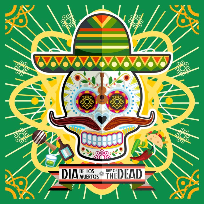 Dia De Los Muertos Day of the Dead Sugar Skull T-Shirt