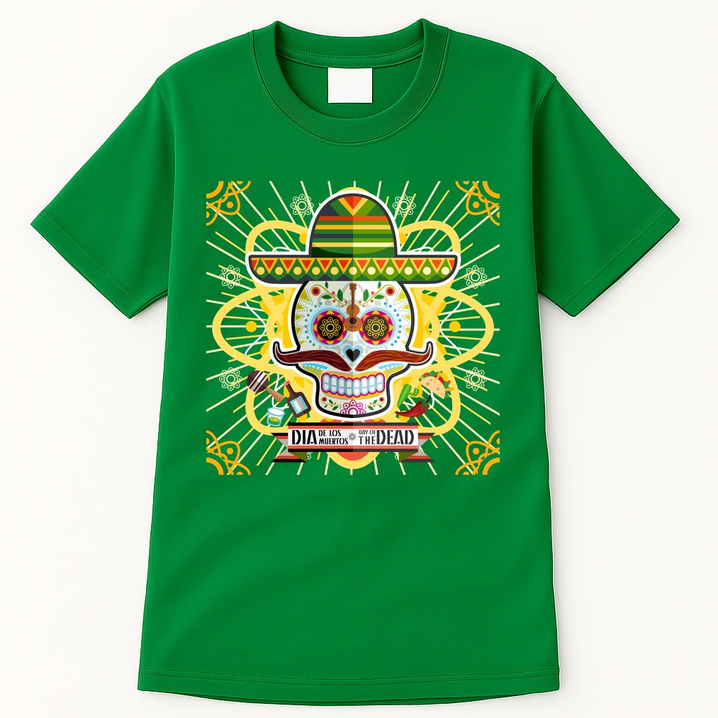 Dia De Los Muertos Day of the Dead Sugar Skull Tall T-Shirt