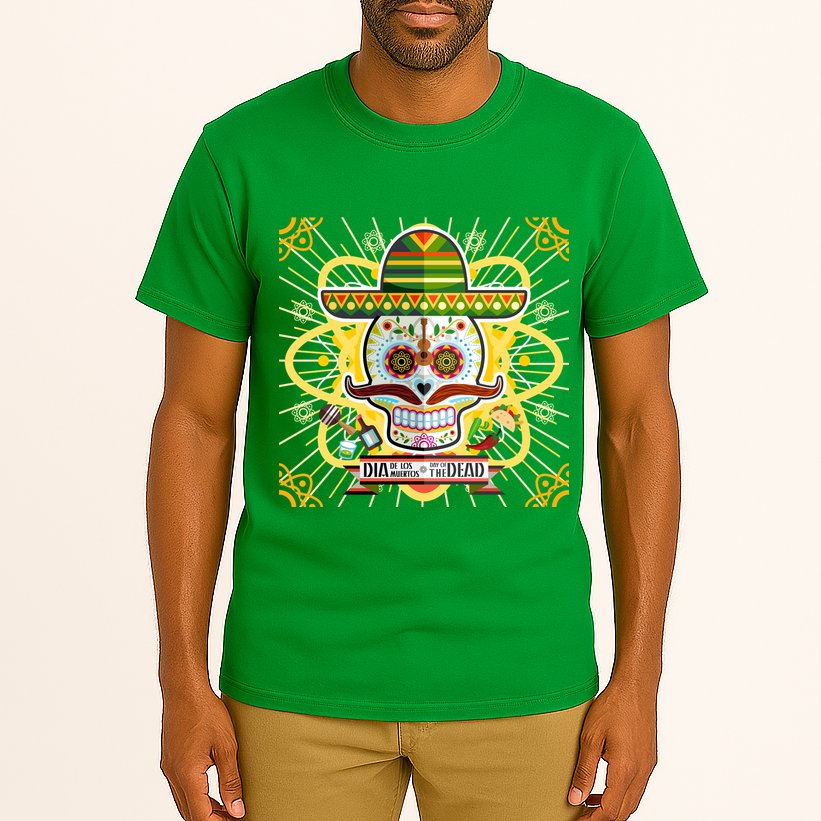 Dia De Los Muertos Day of the Dead Sugar Skull Tall T-Shirt