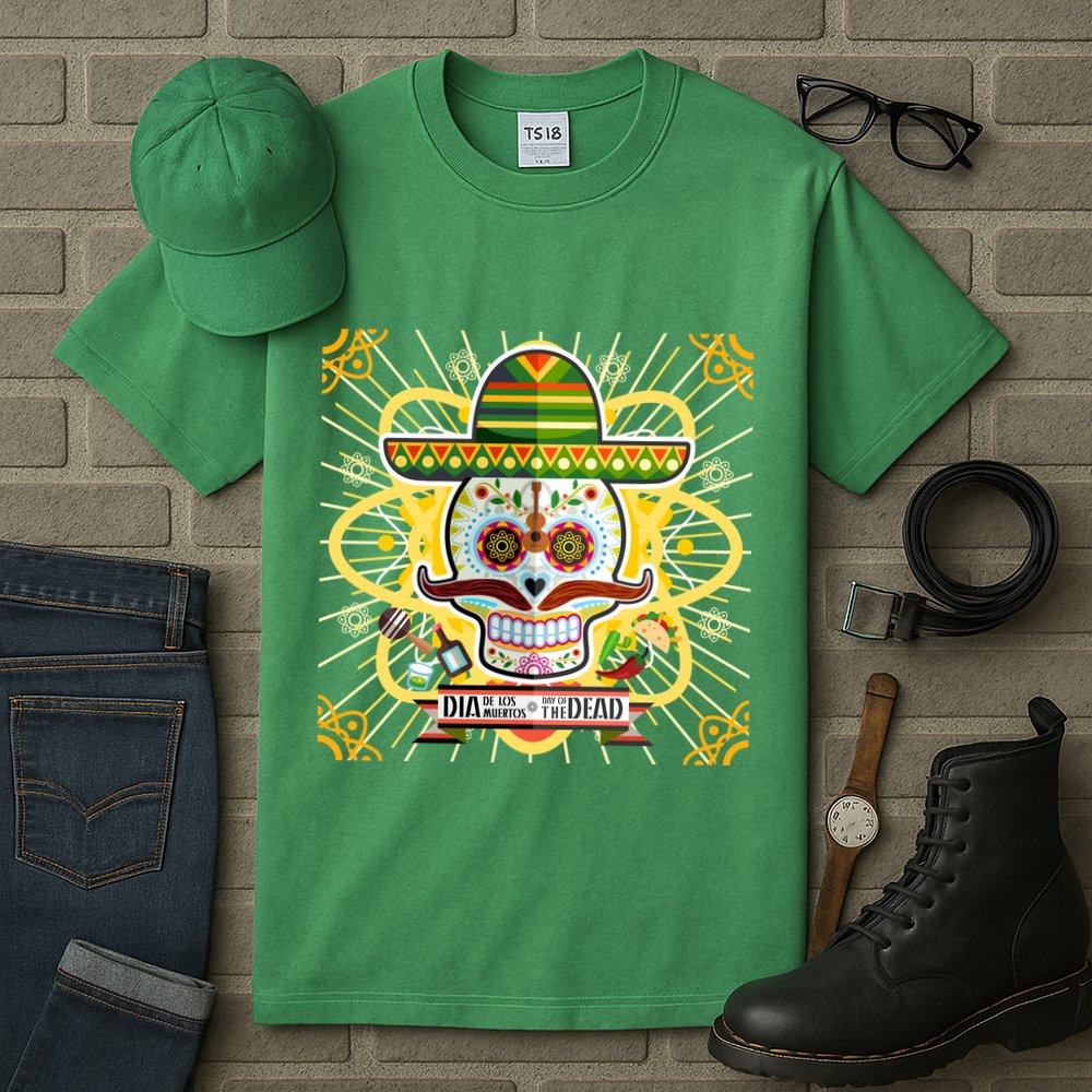 Dia De Los Muertos Day of the Dead Sugar Skull Tall T-Shirt