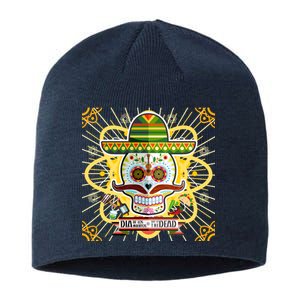 Dia De Los Muertos Day of the Dead Sugar Skull Sustainable Beanie