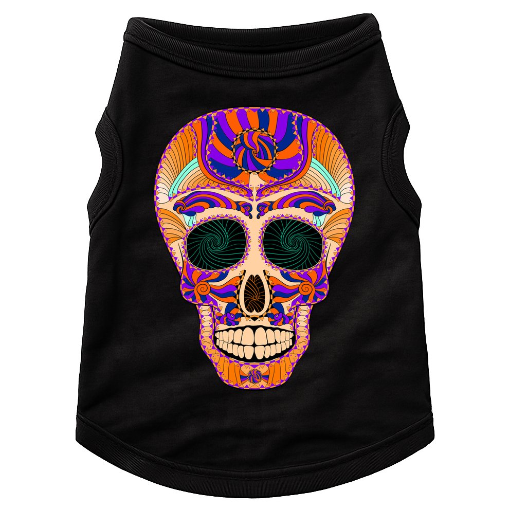 Dia de Muertos Mexican Skull Doggie Tank