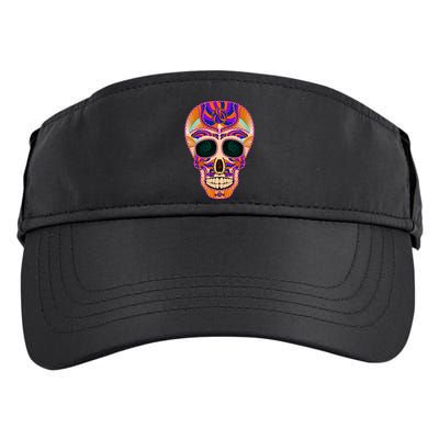 Dia de Muertos Mexican Skull Adult Drive Performance Visor