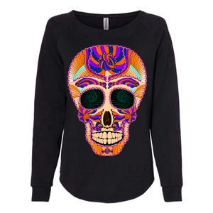 Dia de Muertos Mexican Skull Womens California Wash Sweatshirt