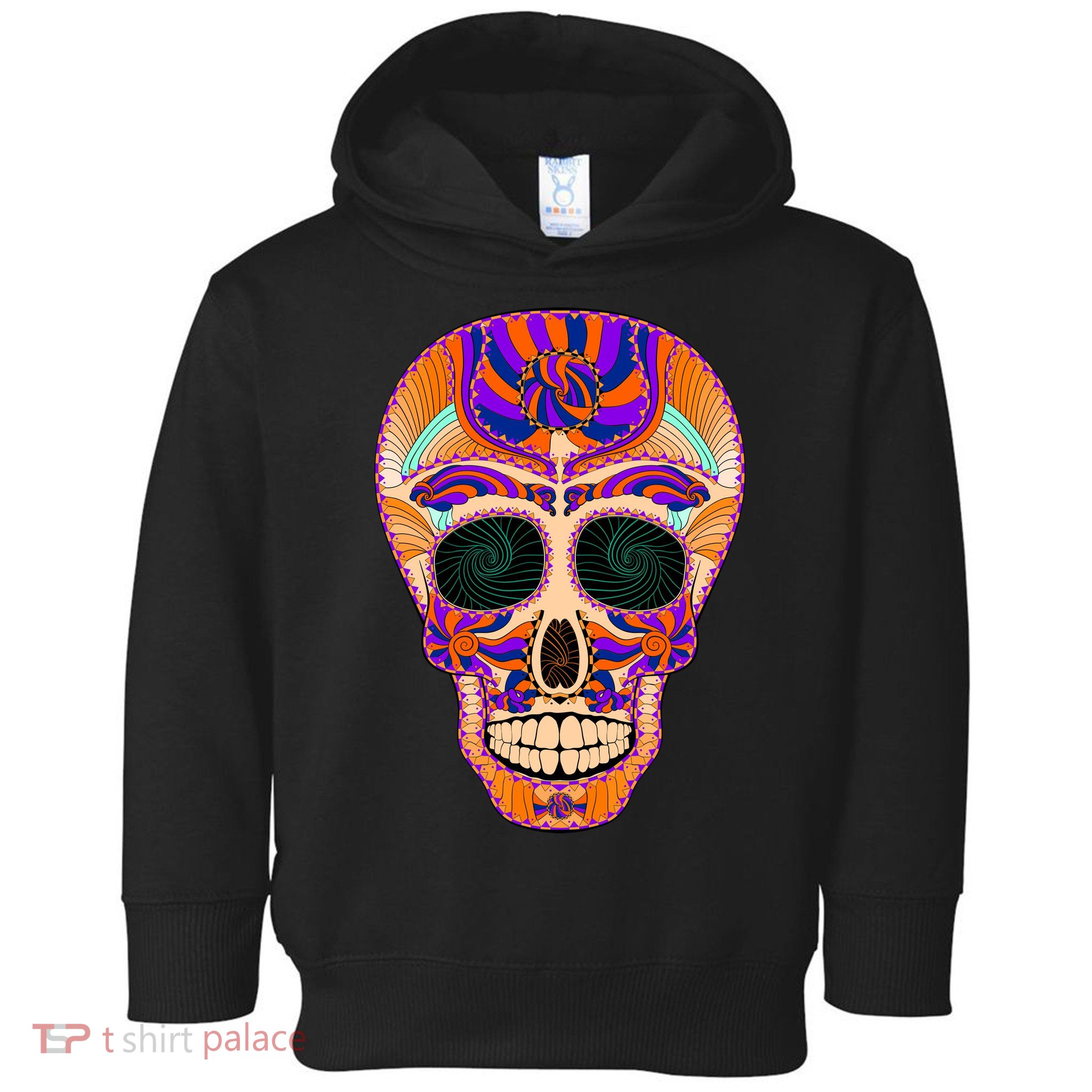 Dia de Muertos Mexican Skull Toddler Hoodie