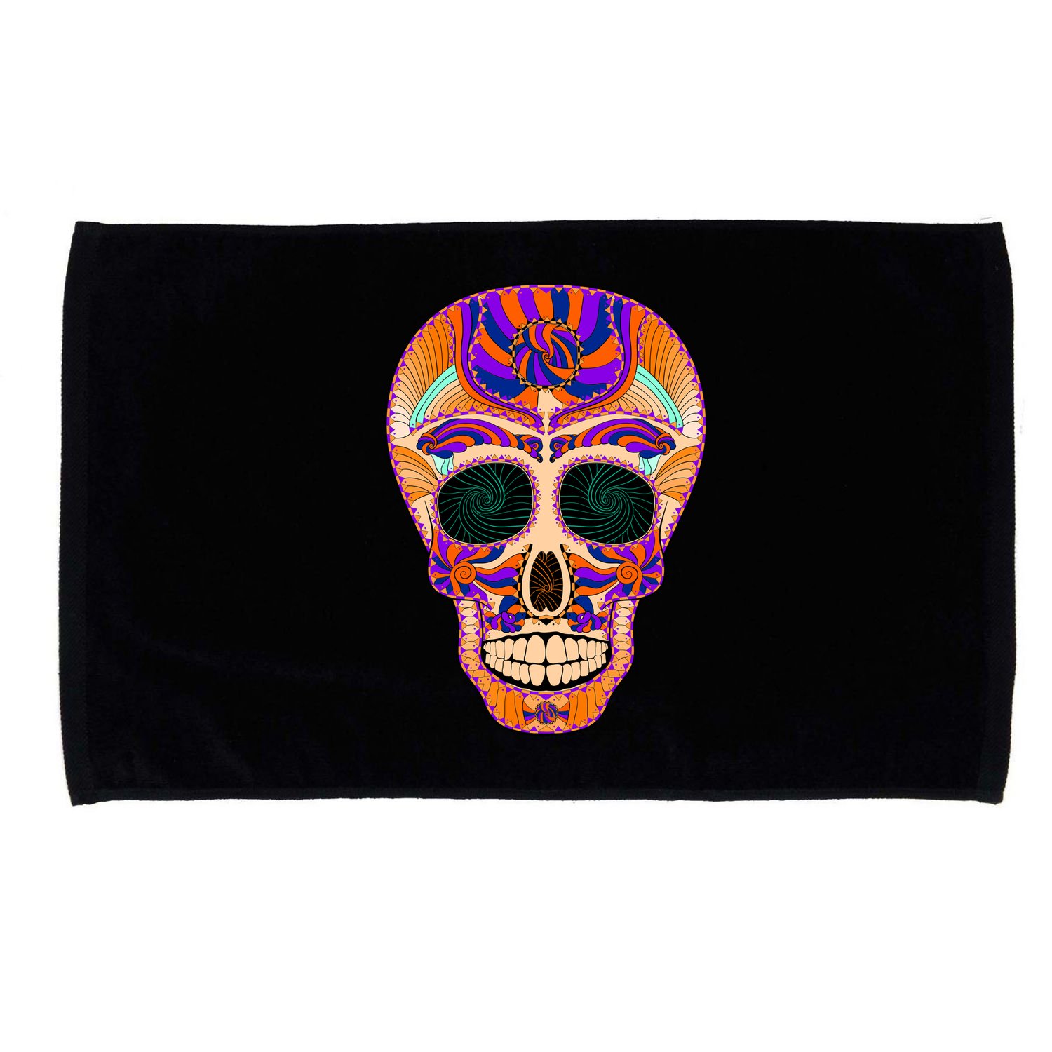 Dia de Muertos Mexican Skull Microfiber Hand Towel